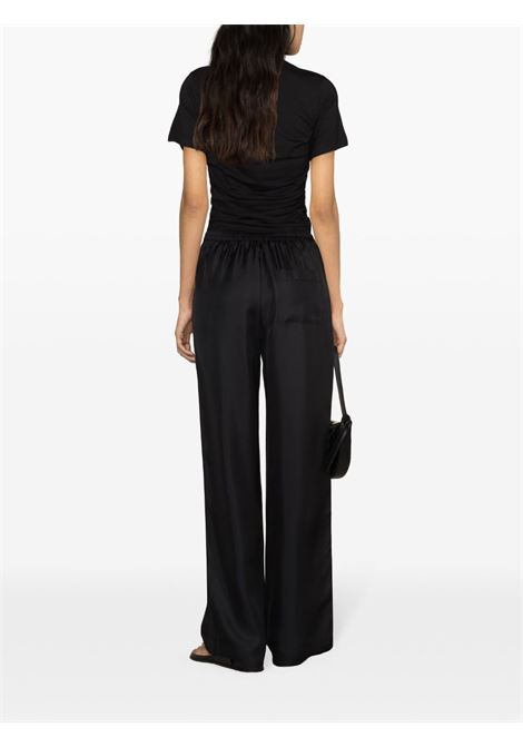 pantaloni alera silk twill donna neri LOULOU DE SAISON | ALERA LDSBLACK